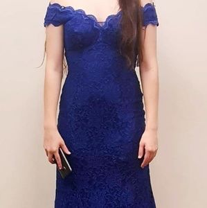 Midnight Blue Unaltered Formal Dress